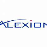 Alexion logo on a green background.