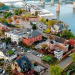 An aerial view of nashville, tennessee.