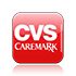 Cvs caremark logo with a red background.