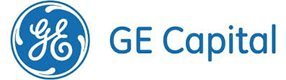 The ge capital logo on a white background.