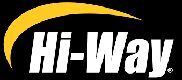 Hi-way logo on a black background.