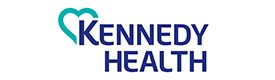 Kennedy health logo on a white background.