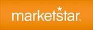 The marketstar logo on an orange background.