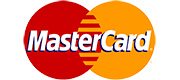 Mastercard logo on a white background.