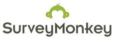 Survey monkey logo on a white background.