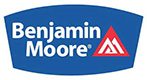 Benjamin moore logo on a white background.