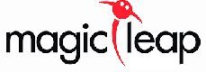 Magic leap logo on a white background.