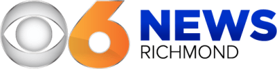 6 news logo with an orange and blue circle.