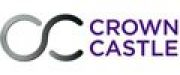 The crown castle logo on a white background.