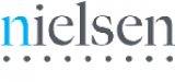 A logo with the word nielsen on it.