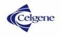 Celgene logo on a white background.