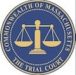 The commonwealth of massachusetts trial court logo.