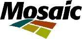 Mosaic logo on a white background.