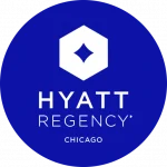 A blue circle with white text and a hexagon.