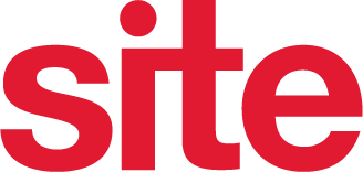 Red lowercase text spelling "site" on a transparent background.