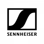 Sennheiser logo on a white background.