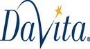 The davita logo on a white background.