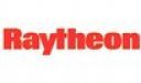 Raytheon logo on a white background.