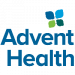 The logo for advent health.